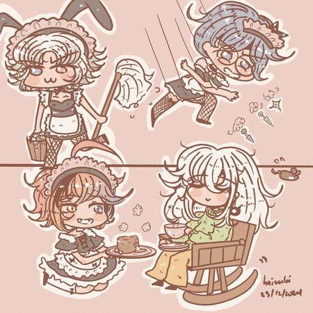 chibis drawing (3 hr 30mins)