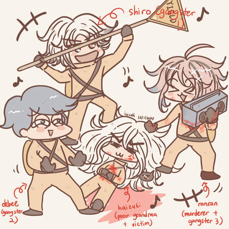 chibi drawings (1 hr 40 mins)