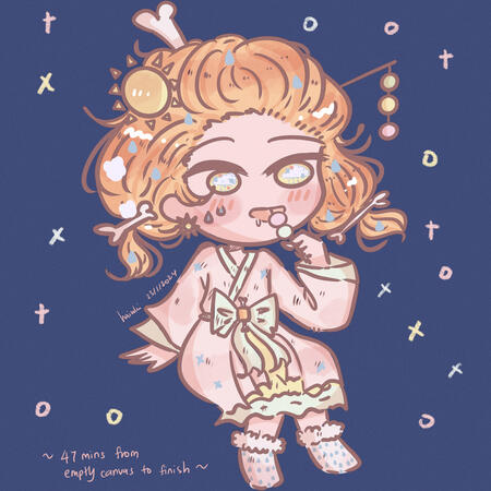 chibi drawing (56 mins)