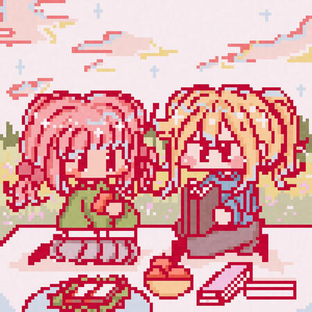 pixel chibi drawing (1 hr 50 mins)